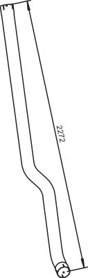 DINEX 80791 Exhaust Pipe